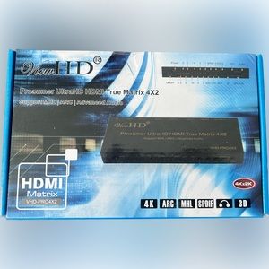 *Original Box* ViewHD  Prosumer UltraHD HDMI True Matrix 4x2 Audio Receiver